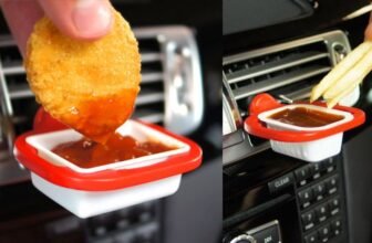 Saucemoto Dip Clip – The Ultimate In-Car Sauce Holder