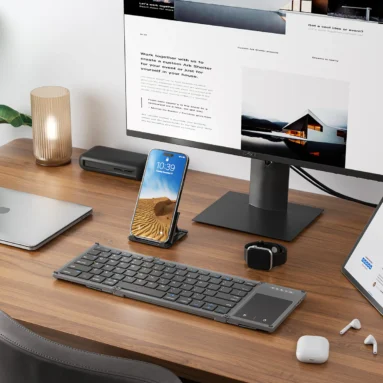 Samsers Foldable Bluetooth Keyboard with Touchpad