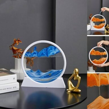 rysnwsu 3D Dynamic Sand Art Liquid Motion