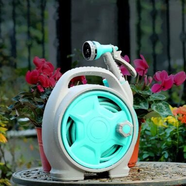 50FT Retractable Garden Hose Reel – Spray, Store, Repeat