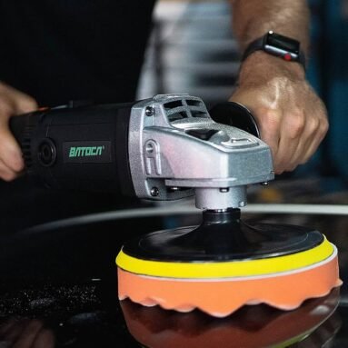 LDHTHOPI 1600W Rotary Buffer Polisher for Cars & Boats